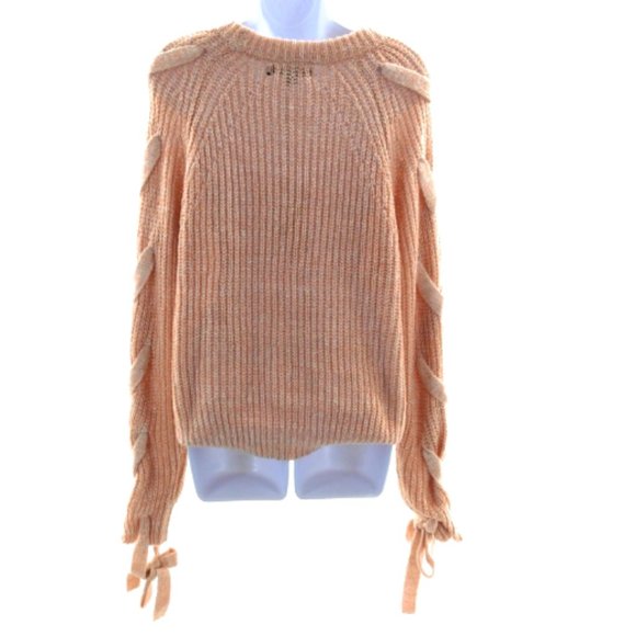 Love Tree   Long Sleeve Pull Over acrylic sweater with arm ties M - Picture 3 of 3